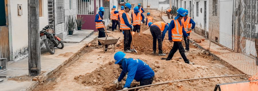 Confira o progresso de execução das obras de esgoto em Santana do Ipanema