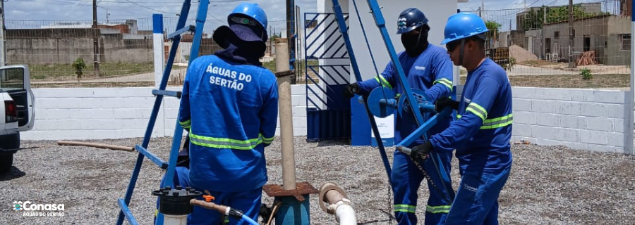 [Atualização] Equipe da Conasa Águas do Sertão atua para restabelecer água em bairro de São Miguel dos Campos (06/02) 