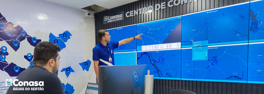 Água com tecnologia: Novo Centro de Controle da Conasa Águas do Sertão irá monitorar em tempo real o abastecimento de 34 municipios alagoanos