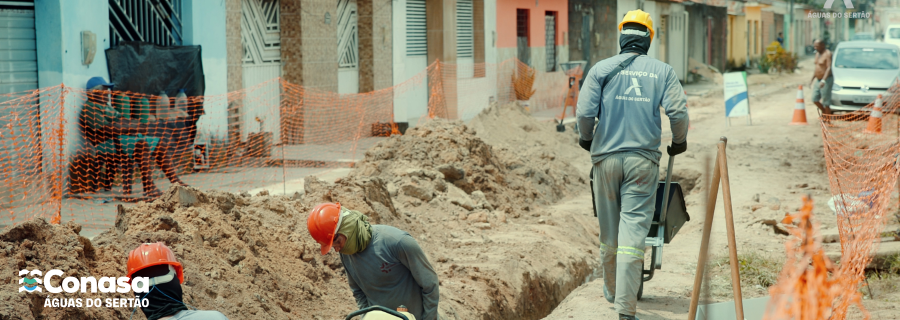 Imagem Porto Real do Colégio recebe obras de esgotamento sanitário da Conasa Águas do Sertão Imagem Porto Real do Colégio recebe obras de esgotamento sanitário da Conasa Águas do Sertão