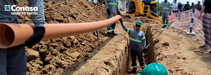 Imagem Obras de esgoto em Palmeira dos Índios: intervenções no bairro Alto do Cruzeiro de 30 de julho a 01 de agosto