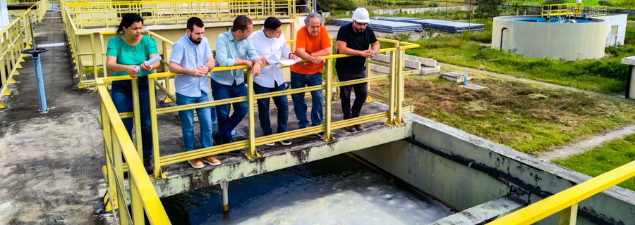 Imagem Mais Água: Visita técnica impulsiona melhorias na principal Estação de Tratamento de Água do Sertão alagoano