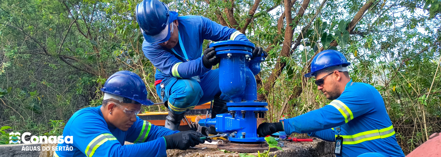 Imagem Conasa Águas do Sertão realiza megaoperação na região Serrana para combater perdas e modernizar infraestrutura Imagem Conasa Águas do Sertão realiza megaoperação na região Serrana para combater perdas e modernizar infraestrutura
