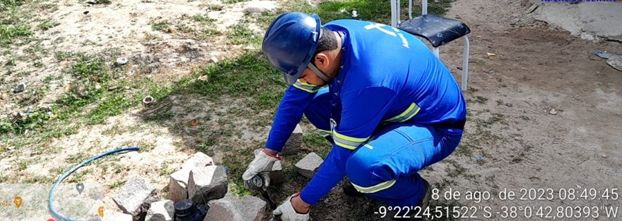 Imagem Águas do Sertão trabalha para normalizar abastecimento em bairro de Delmiro Gouveia