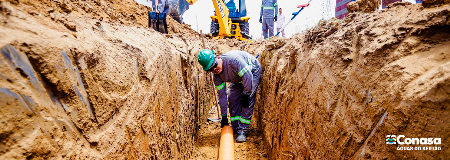 Imagem Obras de esgoto em Piranhas: programação de intervenções de 14 a 18 de julho