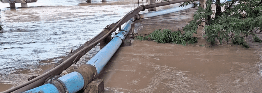 Imagem Aumento da turbidez na água causado pelas chuvas pode afetar abastecimento em São Miguel dos Campos