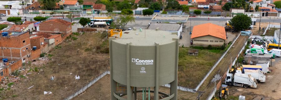 Imagem Conasa Águas do Sertão investe mais de R$ 1 milhão em reformas de reservatórios no interior de Alagoas