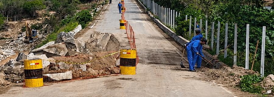 Imagem Meia pista da estrada Norte Sul é liberada em Piranhas